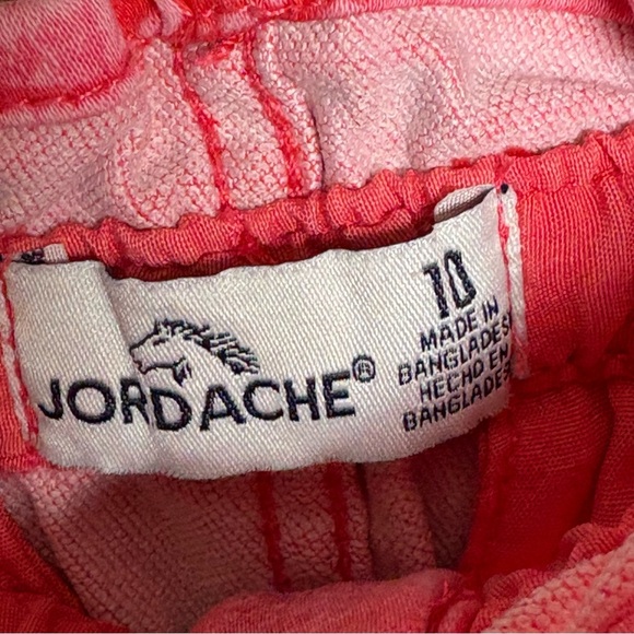 Jordache Girls Pink Acid Washes High Waist Denim Shorts Sz 10 - Picture 6 of 8